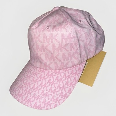 Michael Kors MK Logo Baby Pink Baseball Cap Womens Designer  display picture 1