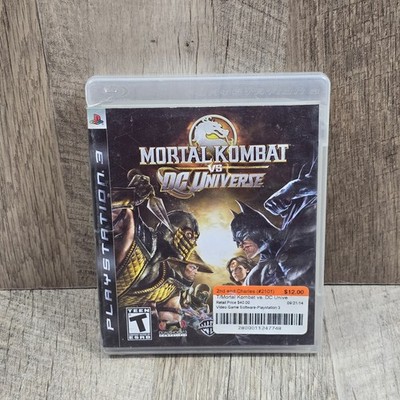 Mortal Kombat vs DC Universe Sony PlayStation 3 PS3 Video Game CIB Complete