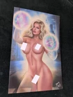 INVISIBLE WOMAN FOIL FULL RISQUE FANTASTIC FOUR BRUNA SALES PRINT 1