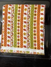 Fall Cotton Harvest Themed Fabric 34 72