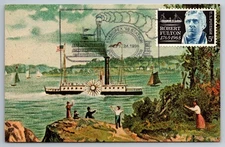 #1270 Robert Fulton Maxi Card w/Pict Cancel