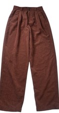 Madewell Pants Women’s Size 2 Brown High-Rise Pleated Wide Leg Corduroy Baggy