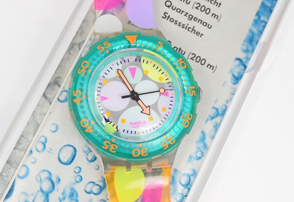 Swatch Scuba 200 "SEA GRAPES" SDK105 - 1992 Vintage - with box