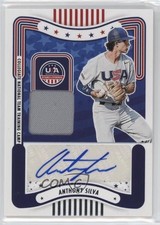 2024 Panini Stars and Stripes Materials Signatures Anthony Silva #SM-AS Auto tj1