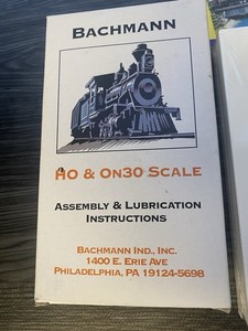 HO and ON30 Scale Assembly and Lubrication Instructions BACHMAN Of PA VHS NEW 