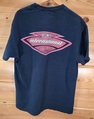VTG Ocean Pacific OP Sport International T Shirt Men XL Stain 90s Y2K Surf