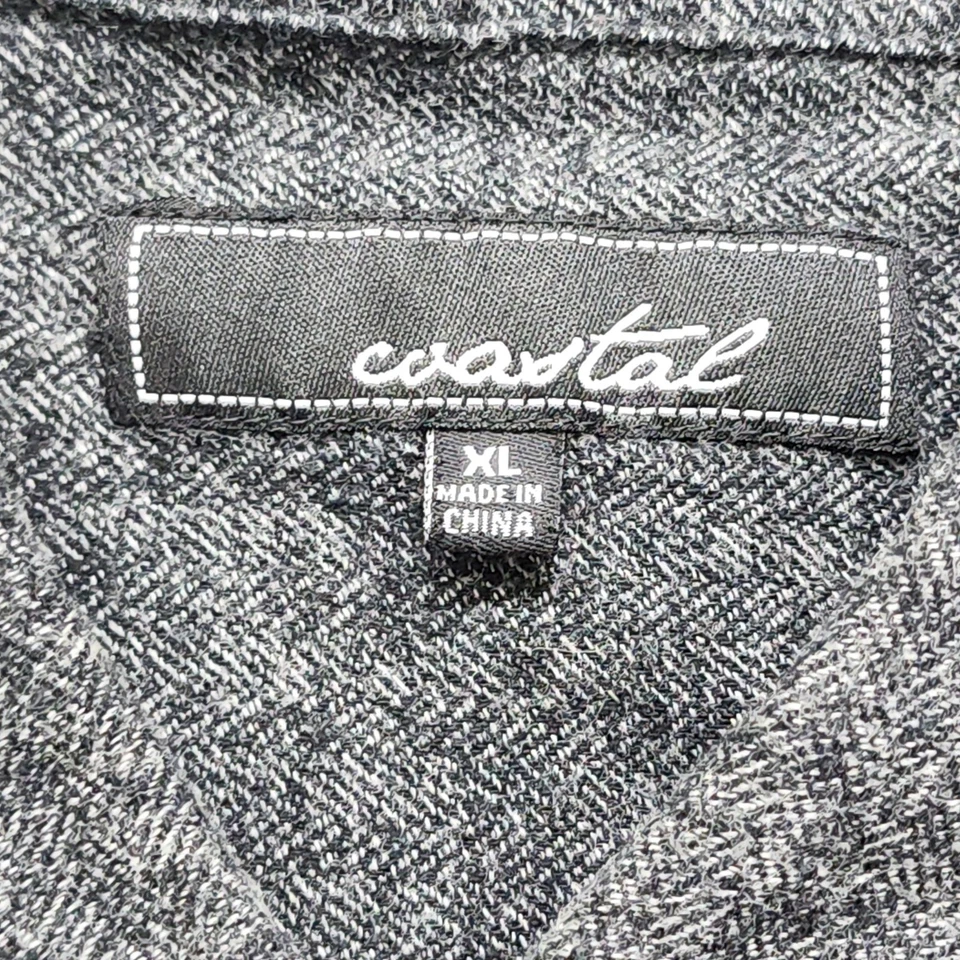 Coastal Shirt Mens XL Eclipse Flannel Cotton Tweed Long Sleeve Button Up Casual - Image 4 of 4