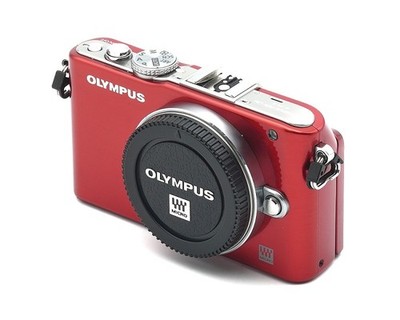 Olympus PEN E-PL3 Gehäuse rot wie neu #X41165*
