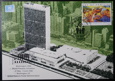 NATIONS UNIES NEW YORK JOURNÉE des FAMILLES N°989 CARTE MAXIMUM FDC PREMIER JOUR