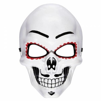 Widmann S.R.L. 11010543 - Totenkopfmaske De Los Muertos schwarz/weiß NEU