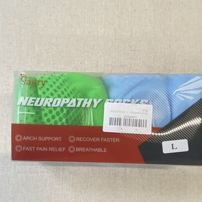 Sagry Neuropathy Compression Socks Size L Multicolor Breathable Arch Support (6)