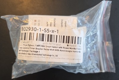   Tuya Zigbee 3.0 Mini Smart Switch 16 A mit Strommessung   Alexa & Google