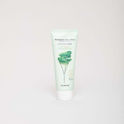 Glamfox Feuchtigkeit Aloe Vera Reinigungsschaum koreanische Gesicht Hautpflege K-Beauty UK