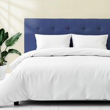 Egyptian Cotton King Size Duvet Cover Set - Luxury 600 Series Refined Collection