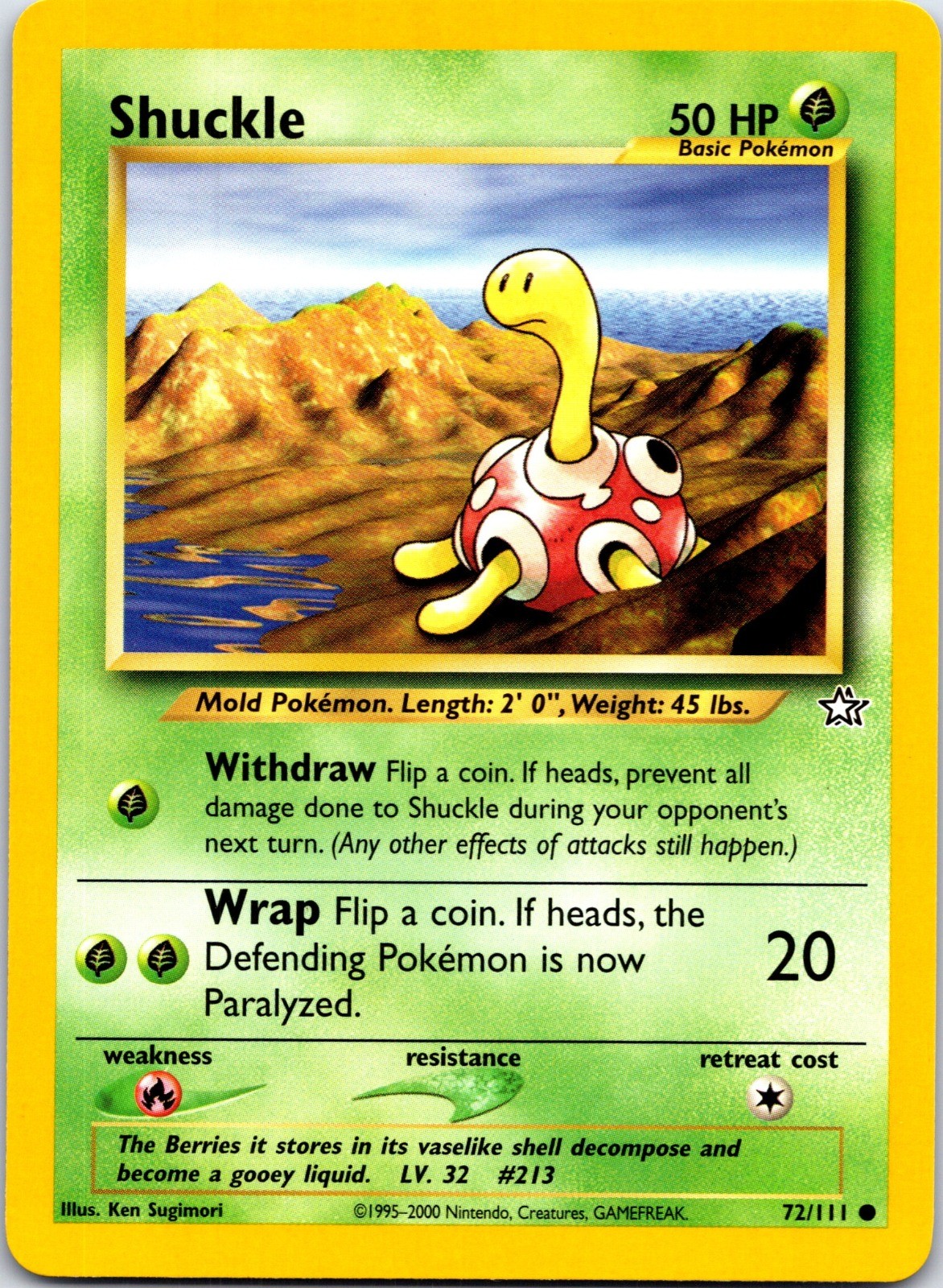 Shuckle Common Neo Genesis 072/111 LP