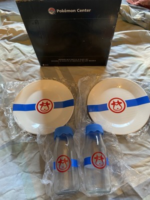Pokemon Center MOOMOO MILK Official Holiday & Home Bottle & Plate