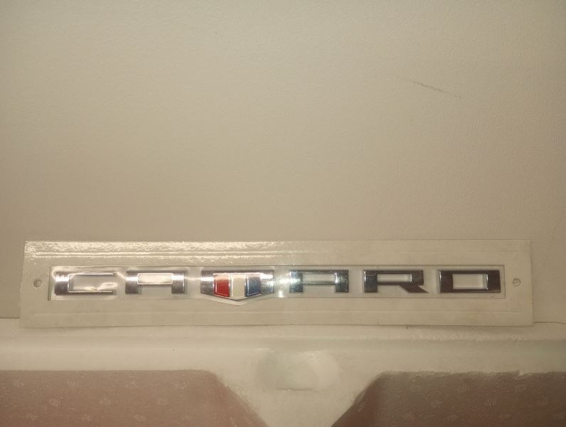 2016-2023 Chevrolet Camaro Chrome Fender Emblem 23273558 Red White