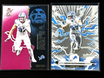 Topps 2025 Signature Class Aidan Hutchinson /250 + Resurgence - Detroit Lions