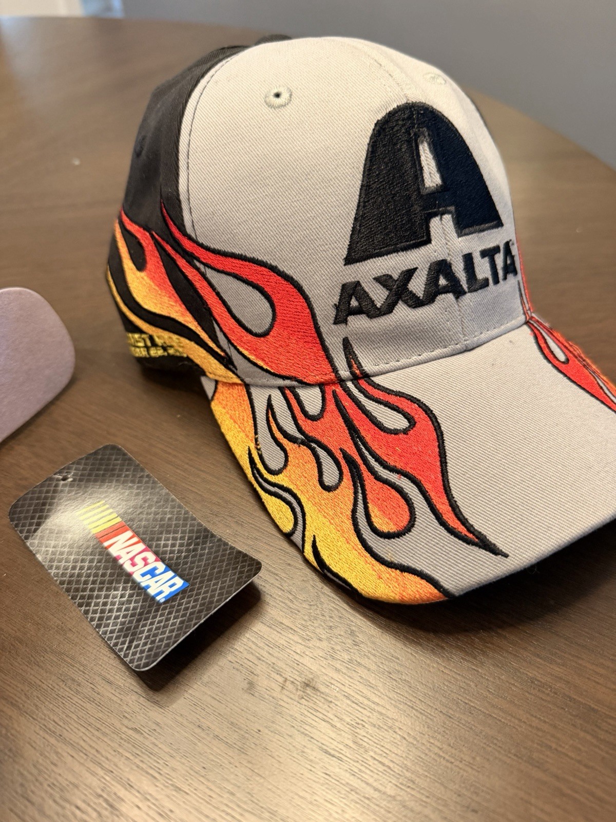 NASCAR Jeff Gordon Axalta Hat Flames The Last Ride Nov 22,2015 RARE Hendricks