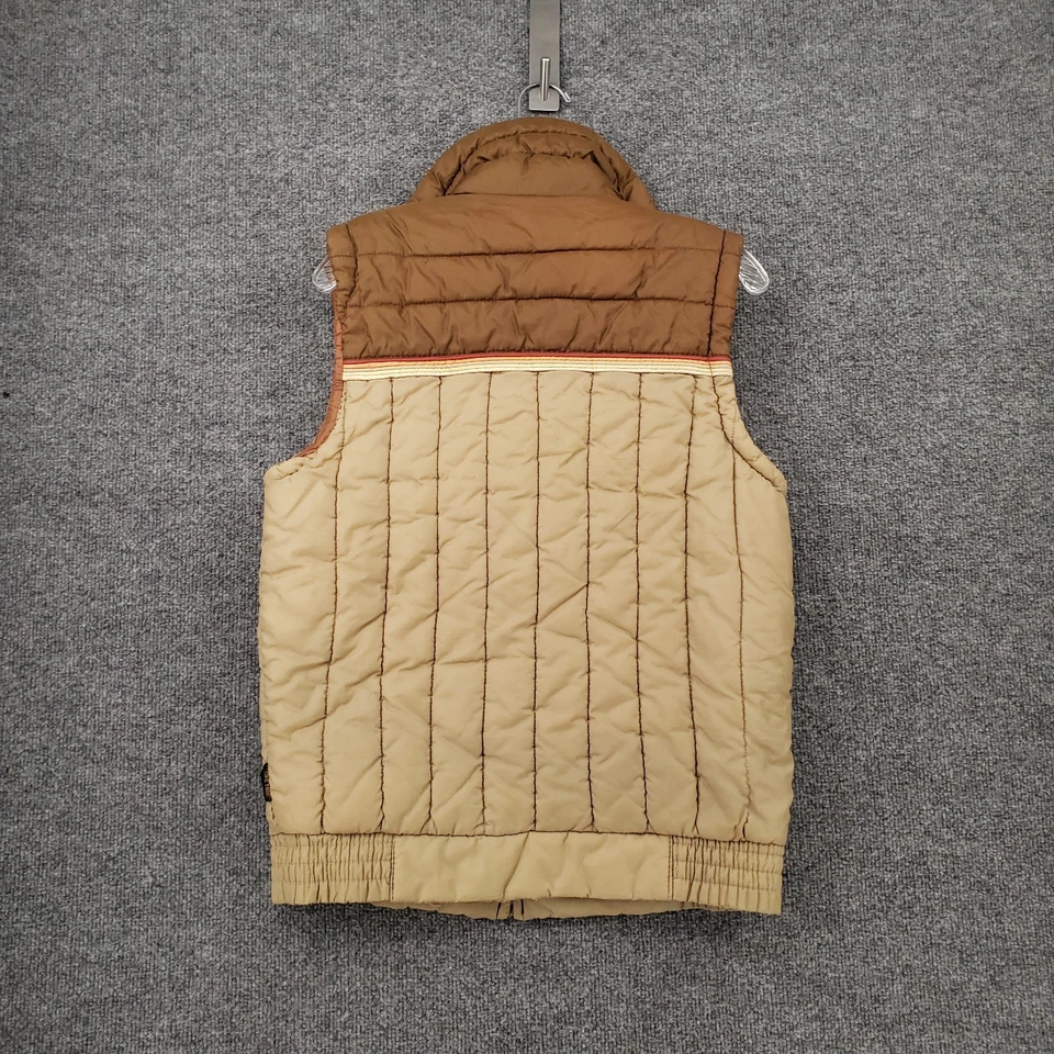 Chaleco Pacific Trail Vintage Niños 20 Jóvenes Marrón Ropa Deportiva Puffer Cremallera Completa Exterior Foto 2 de 4