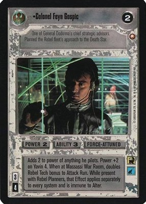 Colonel Feyn Gospic - Special Edition - Star Wars CCG