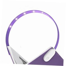Rechargeable Clip-On Reading Light, 4 Color Temperature Modes, Stepless Purple