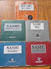 Sash CD Singles Bundle Joblot X 5 90s Dance Music Excellent Condition