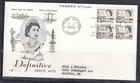 Canada Scott 460p Blk 4 Rose Craft FDC - 1967-73 Centennial Definitive Issue