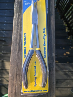 #ad Alltrade 11quot; Hose amp; Cable LONG REACH PLIERS NEW $8.99