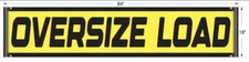 oversize load banner 18 x84