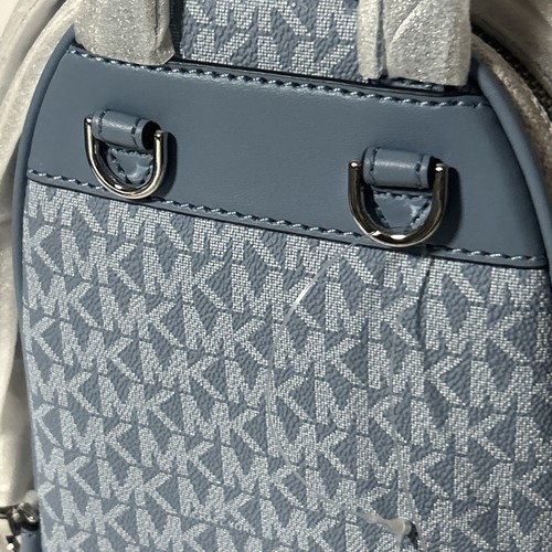 ๐ผ๐ฆ Michael Kors ๐ผ๐ฆ Rhea Monogram Coated Canvas Backpack Bag ๐ผ GB11o6 - Picture 8 of 12