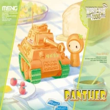 Meng Model German WWP-007 Medium Tank Panther (Q Edition)  Cartoon Model, Pinky)