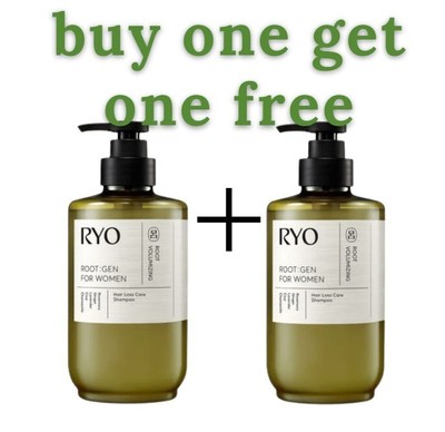 1+1 RYO ROOT:GEN For Women Hair Loss Care Shampoo 515ml