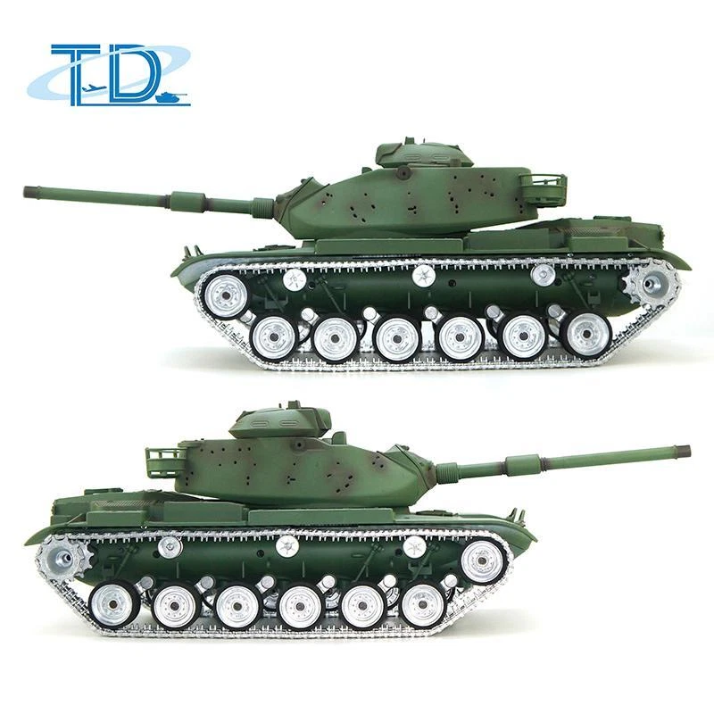 TD M60A3 USA 1/16 RC Tank BB Infrared Battle Toy Barrel Recoil Model Metal Wheel - Image 2 of 4