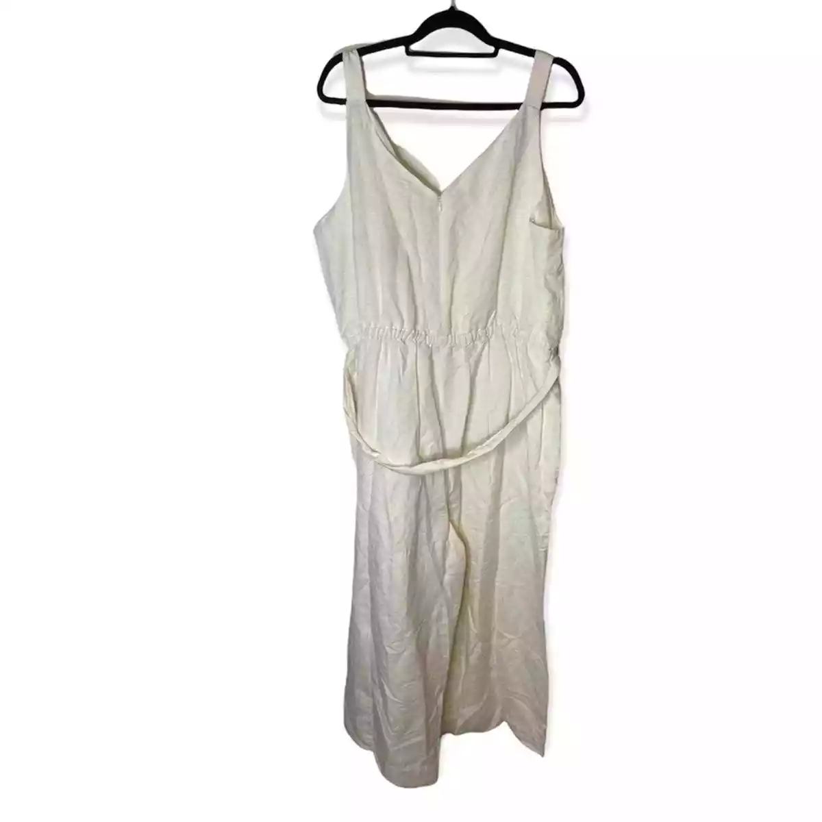 Loft white jumpsuit on sale