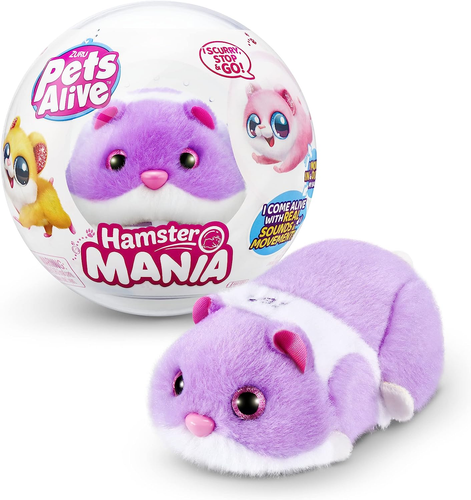 Hamstermania (Púrpura) por Hámster, Mascota Electrónica, 20+ Sonidos Interactivos, Hamst - Imagen 11 de 11