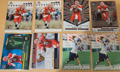 8 Card DAVID CARR 2002 Topps Stadium Club Adrenaline Power Surge All Rookie LOT