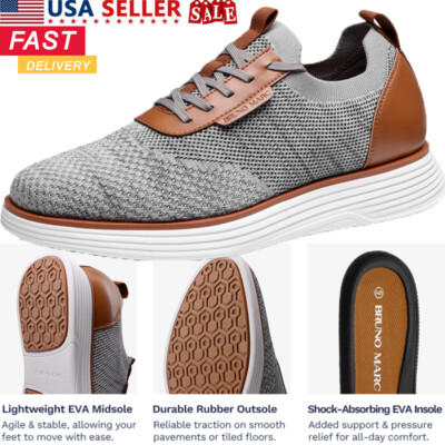 Men's Dress Shoes Sneakers Casual Business Oxfords Comfortable Shoes Size US