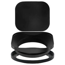 Camera Square Metal Lens Hood Universal Retro Reduce Light for Fujifilm Leica