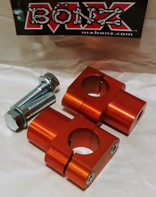 MX BONZ BAR MOUNTS WR250F 2006-2013 WRE450F HANDLEBAR CLAMPS 28mm 1-1/8'' FAT BAR