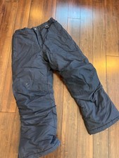 Pantaloni da neve Lands' End Youth Kids Ski Stormer rinforzati ginocchio e sedile taglia 10