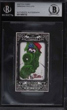 Philly Phanatic Original Art Sketch Card Philadelphia Phillies 1/1 BAS