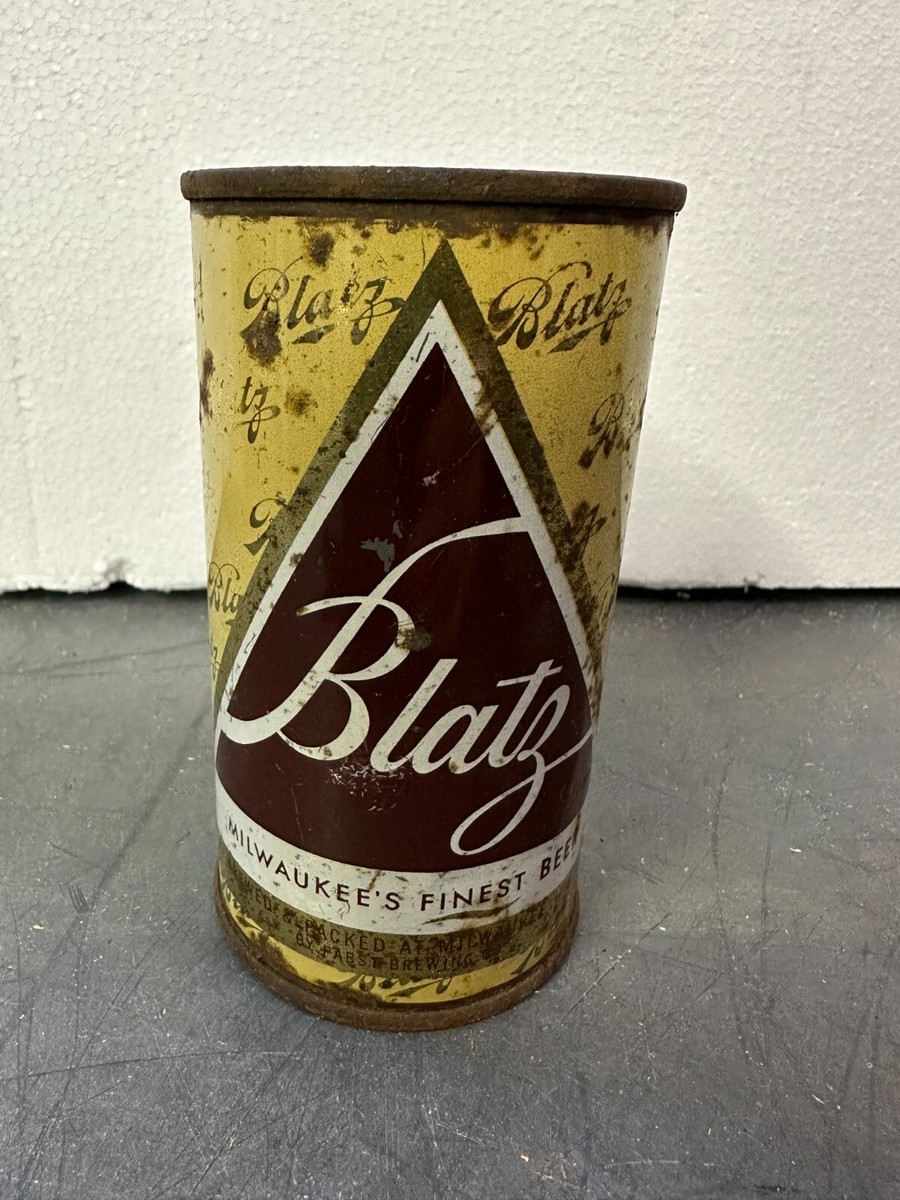 Rare Vintage Blatz 12 oz Beer Can Flat Top Milwaukee, Wisconsin