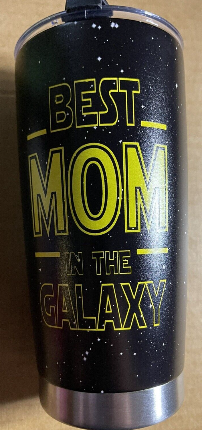 Best Mom in the Galaxy 20oz Stainless Steel Tumbler - Premium Gift
