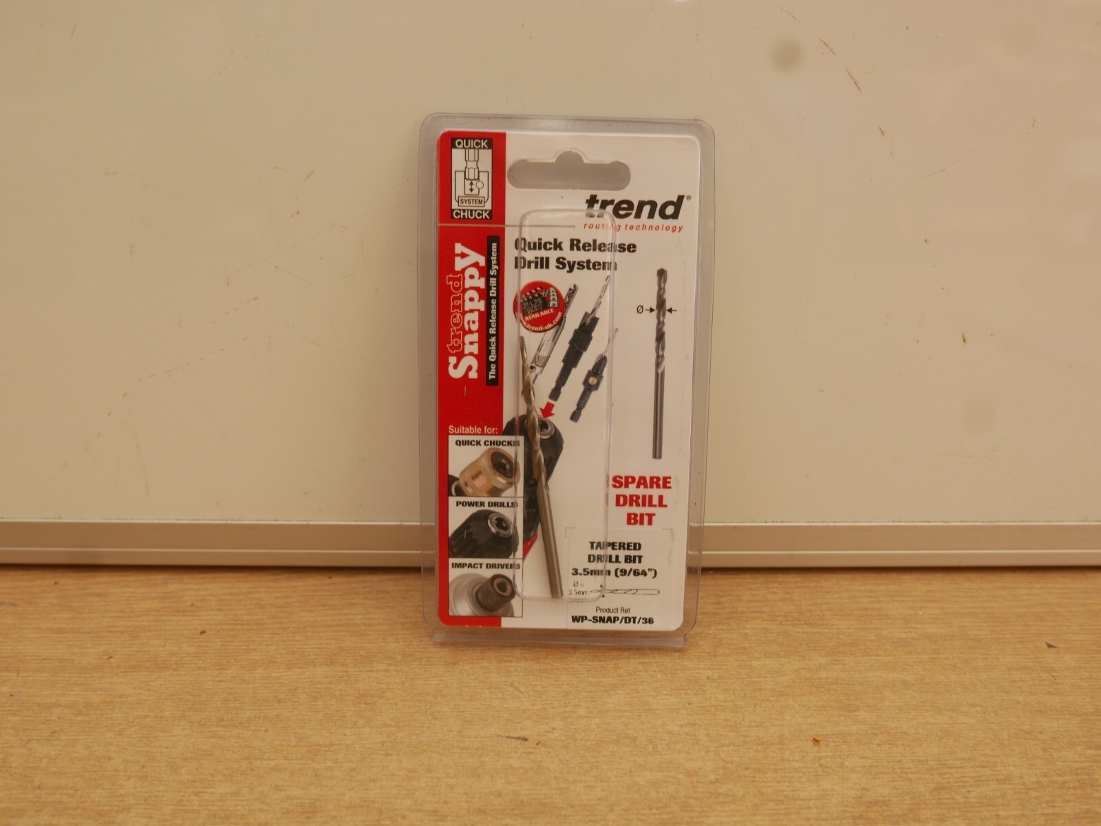 TREND WP-SNAP/DT/36 3.5mm tapered drill bit counterbores countersinks & guides