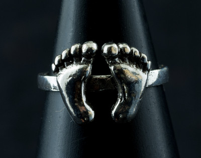 Bague de pied orteil originale ajustable-Bijou Argent massif 925