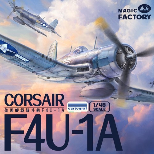 Modellbausatz im Maßstab 1:48 US Navy Vought F4U-1A Corsair von Magic Factory