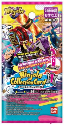 BANDAI Ninjala Collection Card Vol.1 10 pieces BOX Nintendo Switch