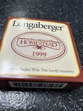 LONGABERGER 1999 HOMESTEAD TIE-ON #37541 NOS NEW
