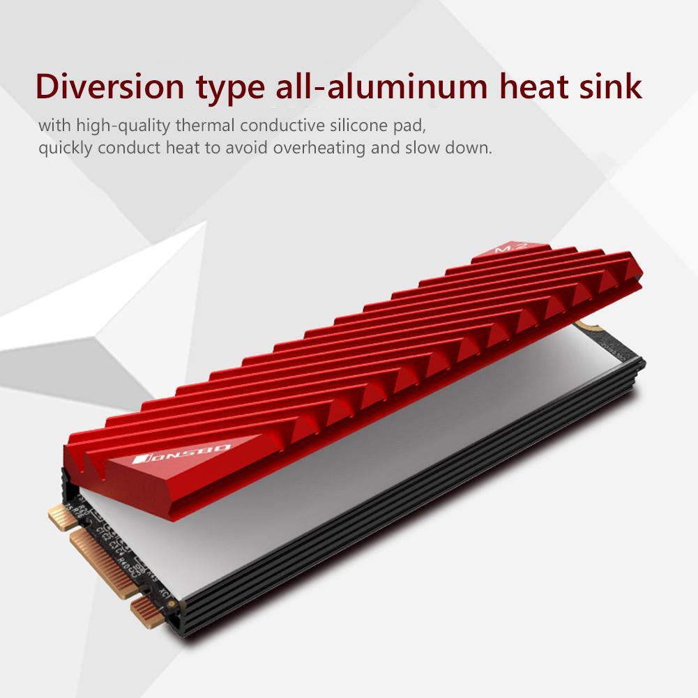 M.23 Heat Sink Cooling Pads M.2 2280 SSD Heat Dissipation Radiator Hot